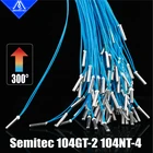 Мягкий Высокая температура УВД Semitec 104GT-2 104NT-4-R025H42G термистор картридж 280 C для V6 нагревательный блок Volcano