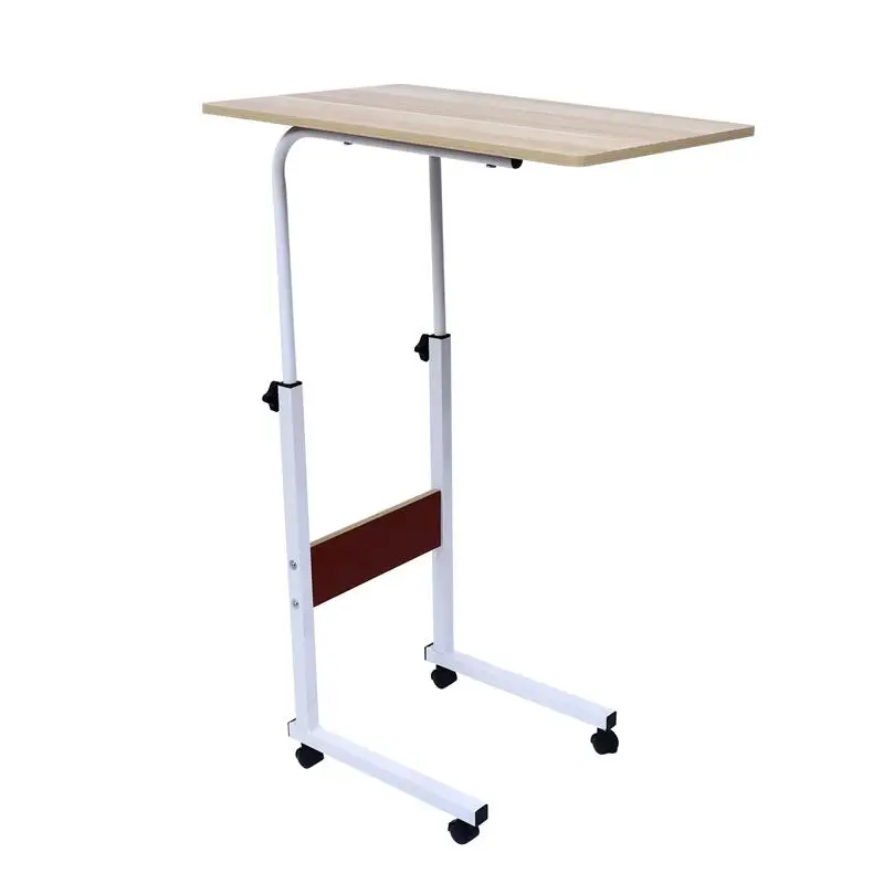 Прикроватный стол для ноутбука регулируемый по высоте деревянный столик