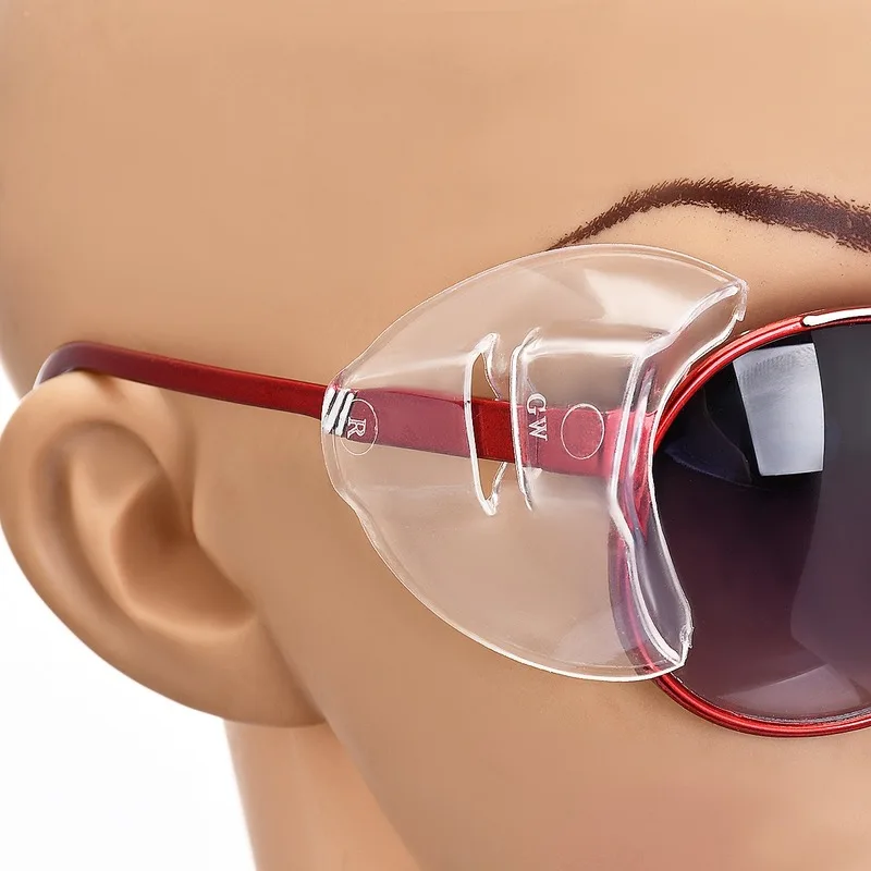 

1 Pair Protective Covers for Glasses Side Shields for Myopia Glasses Safety Flap Side Protective Sheet Anti-sand Splash