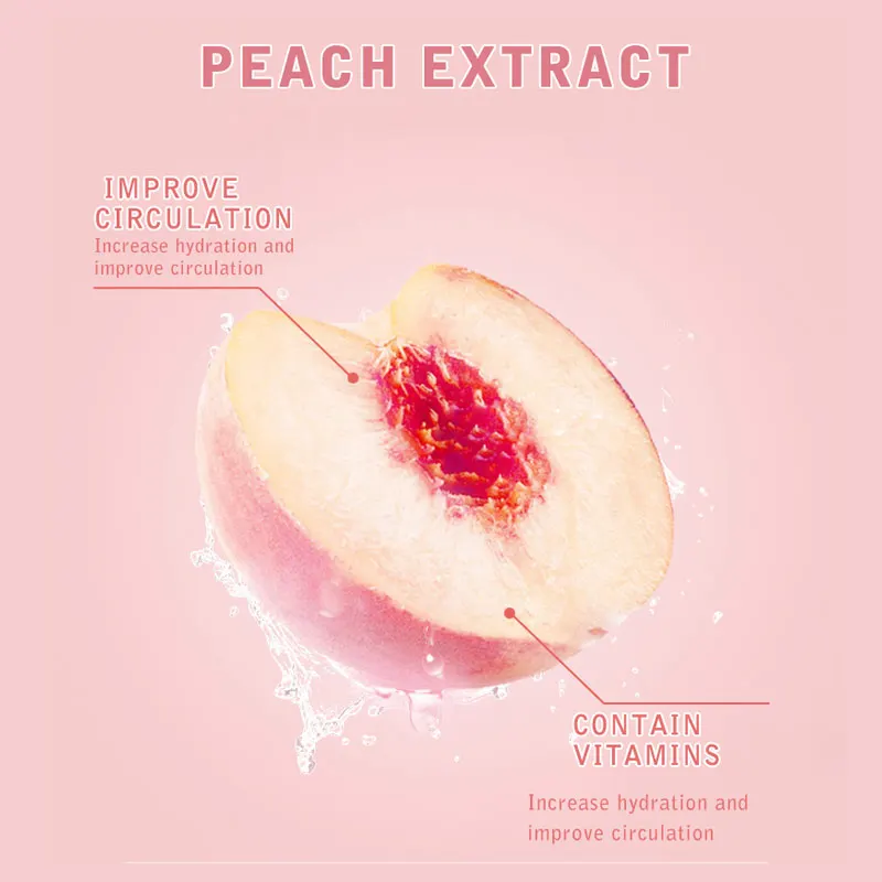 

30pcs/box Peach Niacinamide Sleeping Mask Shrink Pore Brush Mask Moisturizing Disposable Mask Skin Care Improve Roughness