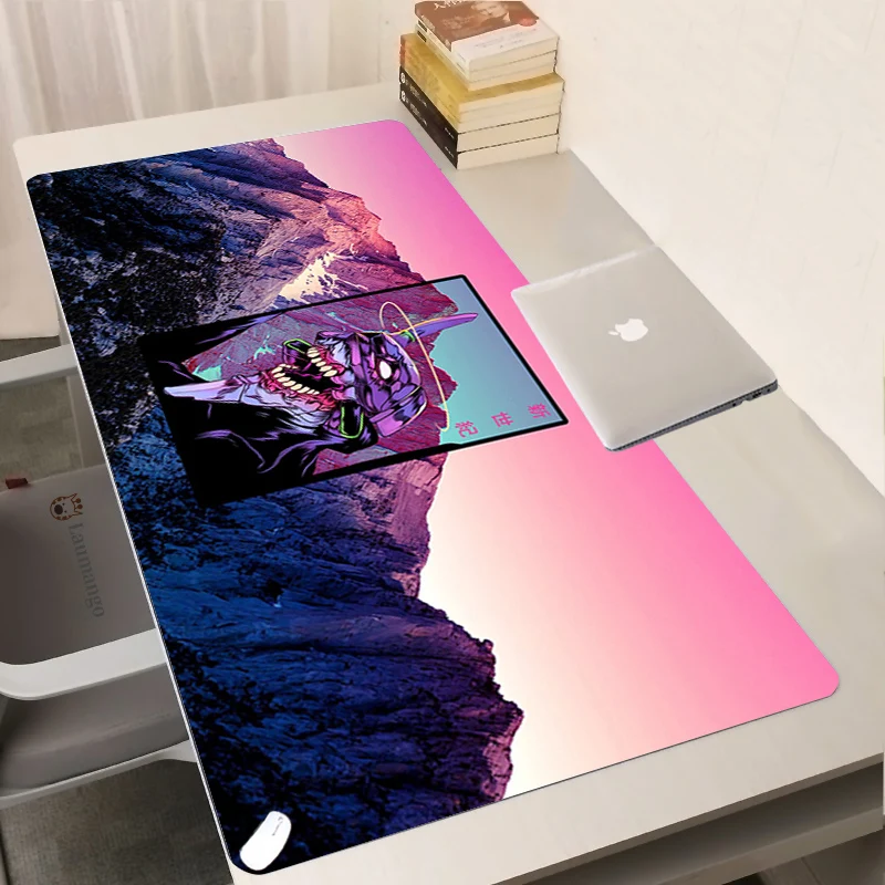

Evangelion Gaming Mouse Pad Large Gamer Computer Mousepad Desk Mat PC Mouse Carpet xxl Mause Mat Keyboard Pad Gamer Accessories