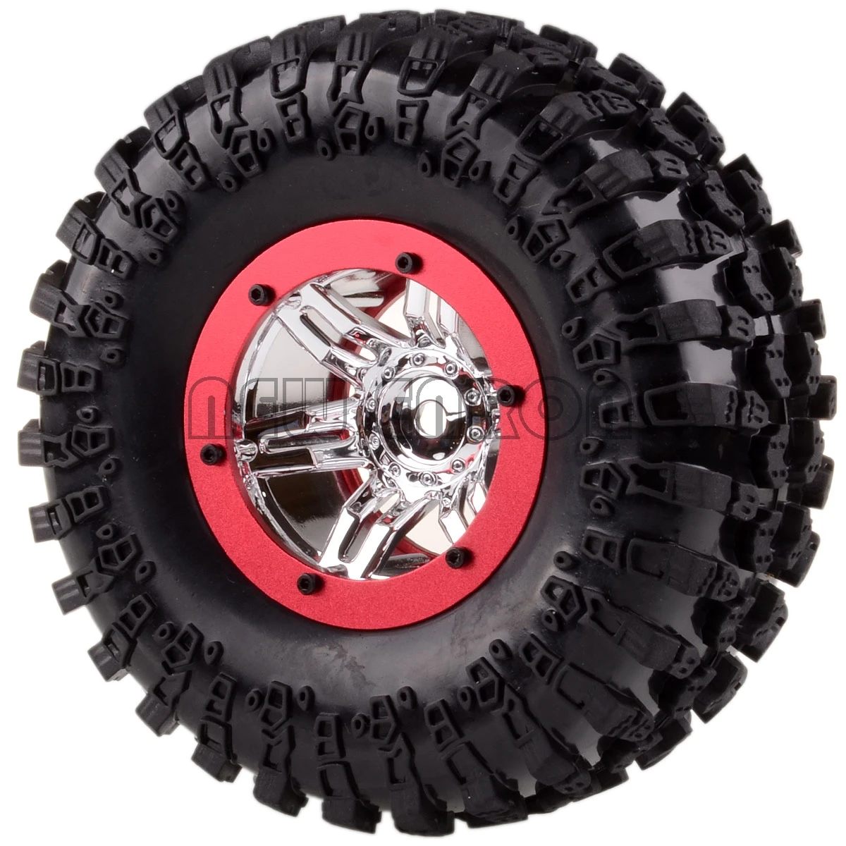 

NEW ENRON 4PCS 2.2" Beadlock Wheel Rim Hub & 125MM Tires Tyre FOR RC 1/10 Rock Crawler Axial SCX10 SCX10 II RR10 Wraith TRX4