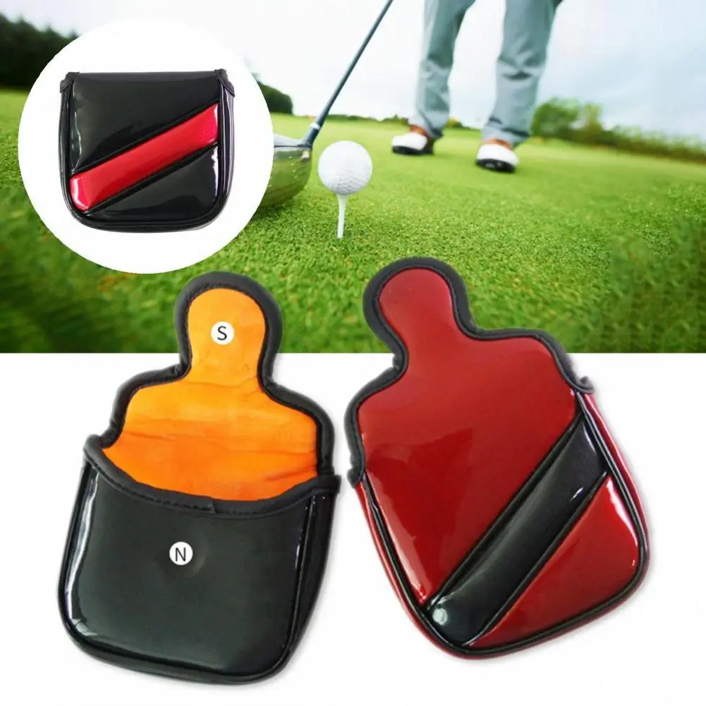 

Indeformable Concise Style Golf Mallet Putter Head Covers for Exercise
