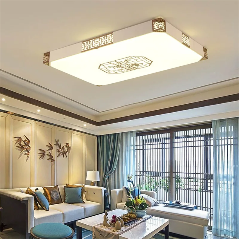 

WPD Bamboo Ceiling Light Contemporary Home Suitable For Living Room Dining Room Bedroom
