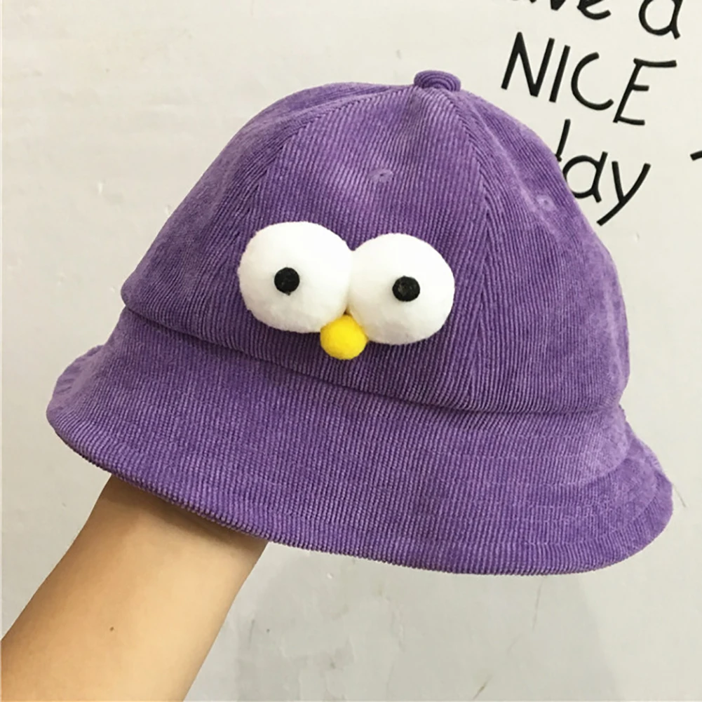 Baby Cartoon Sesame Children Breathable Corduroy Hat Kids Boy Girls Cap Sunhat Cute Beach Sunbonnet | Детская одежда и обувь