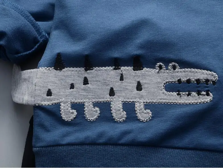 Весна-Осень 2020 Футболка для малышей Брюки Костюмы из 2 предметов Спортивные