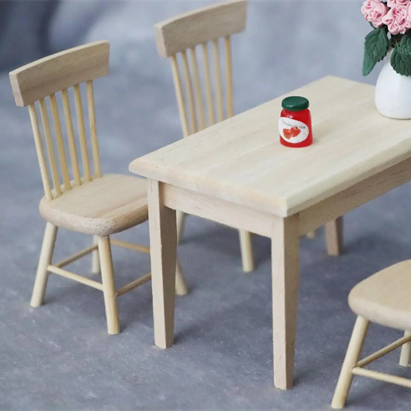 

1/12 Dollhouse Simulation Mini Furniture Scene Chair Model Decor DIY Craft Toy Children Toys Birthday Christmas New Year Gift