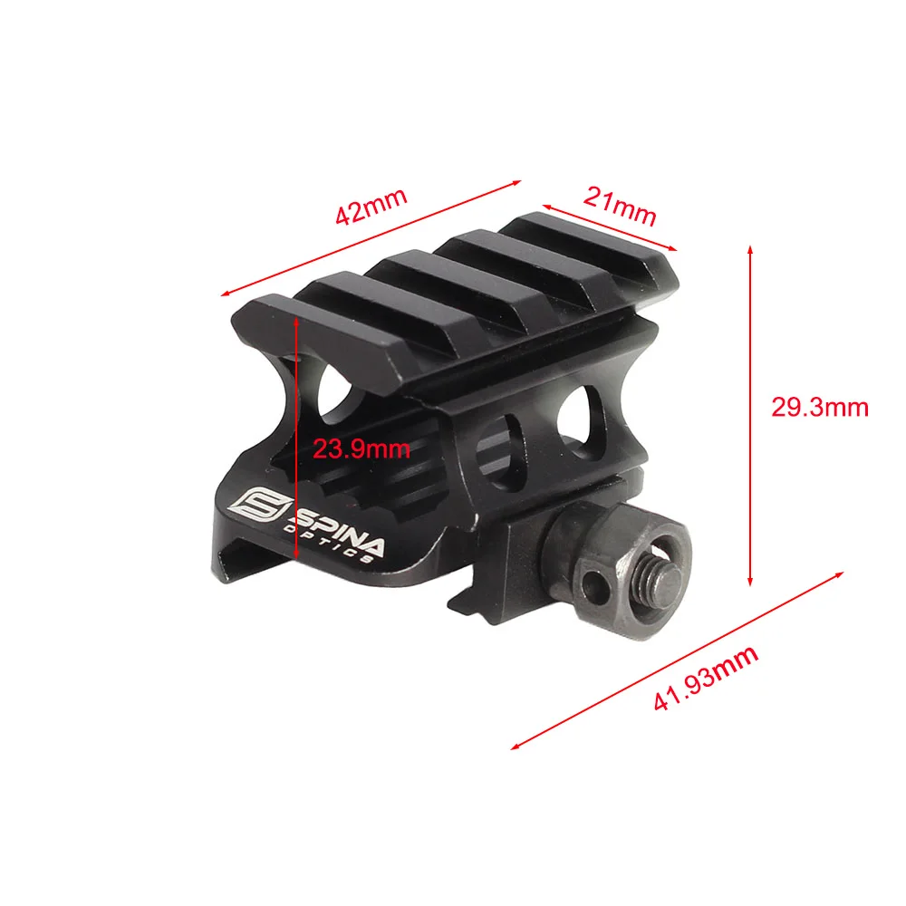 Голографический оптический прицел SPINA Optics с красной точкой противоударный