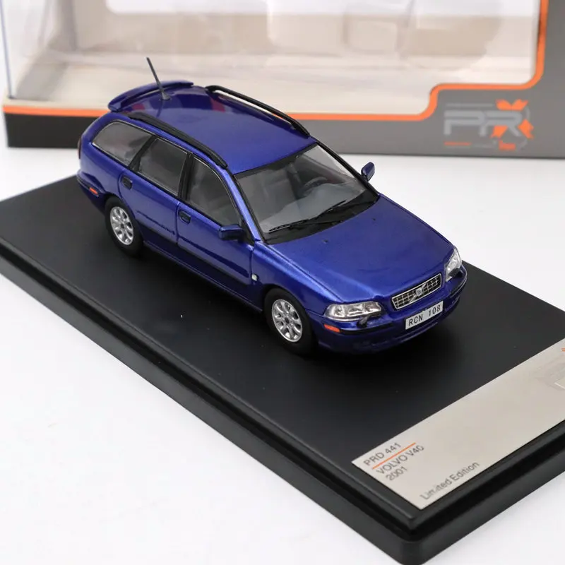 Премиум X 1:43 для V ~ VO V40 2001 металлик темно синий PRD441 Ограниченная серия игрушки