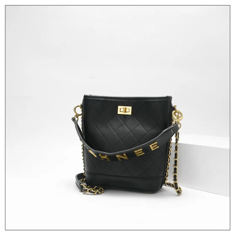 

iVog New Arrival Everyday Ladies Crossbody Messenger Small Black Handbag Fashion Geometric Bags for Women 2020