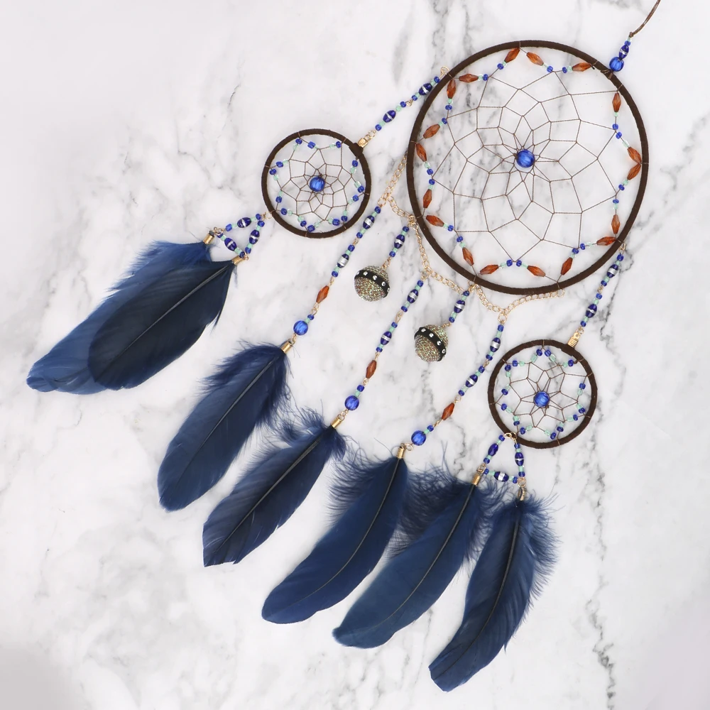 

DIY Handmade Girls Room Decor Dream Catcher Nordic Wall Decoration Ornaments Dreamcatcher Indian Feather Hanging Arts