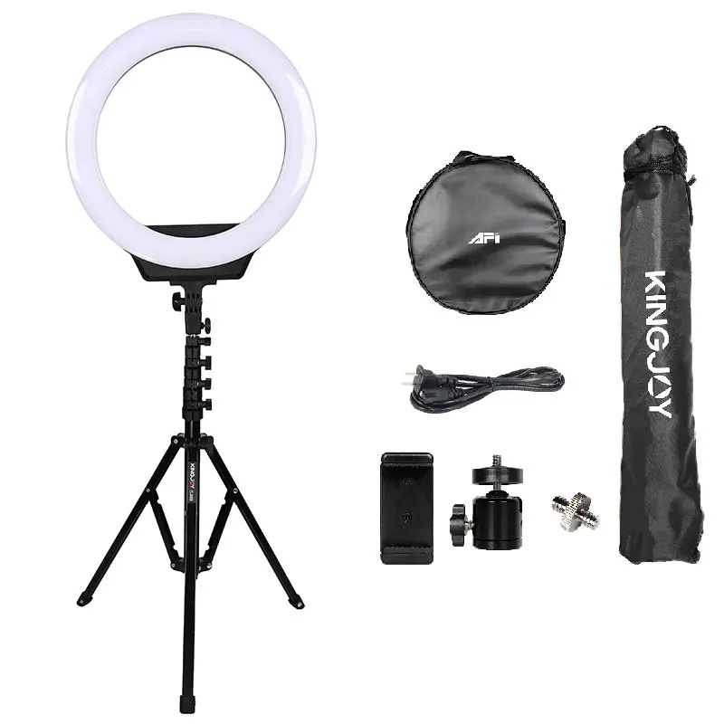 

Camera Photo Studio Phone Video 16inch 40cm 320Pcs LED Ring Light 3200-6500K Dimmable Photography Ring Lamp With 190CM Tripod
