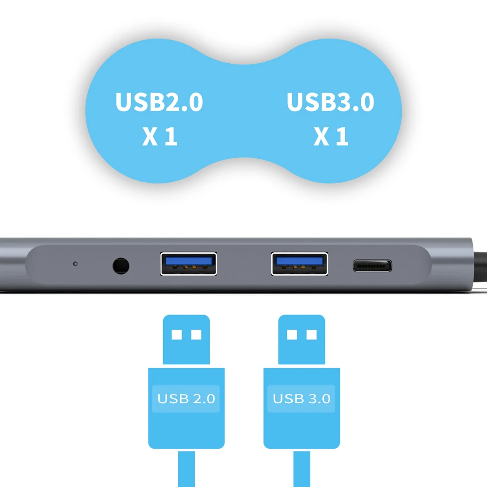 USB C концентратор к HDMI адаптер док станция для Samsung Galaxy Note10/9/S10/S9 Type с 4K 3 0 2 PD 5 мм Macbook