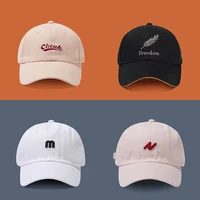 spring and summer mens and womens outdoor korean baseball caps fashion letter couple casual hats hip hop caps beanies