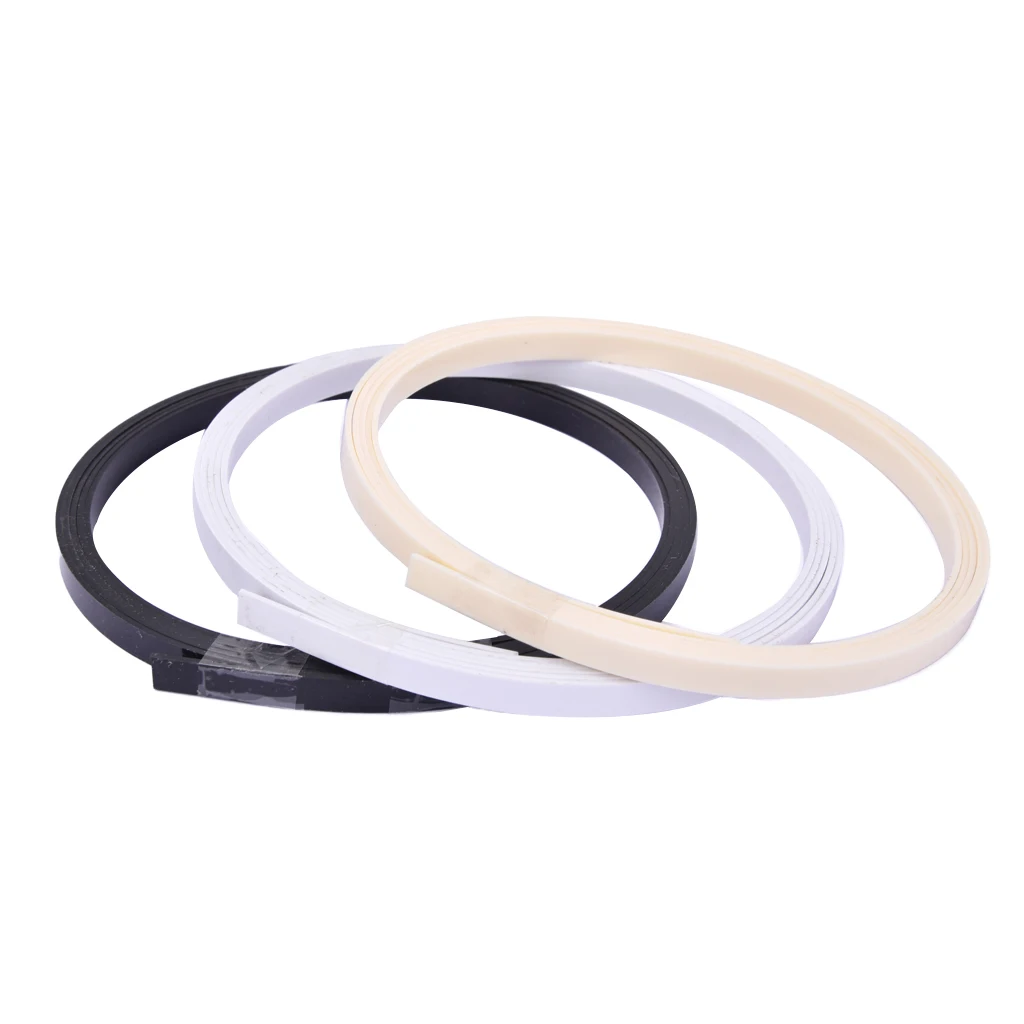

3Pcs ABS Plastic Binding Purfling Strips Edge Trim Inlay Body Project for Guitar Bass Ukulele Perfect Accessories 165cm