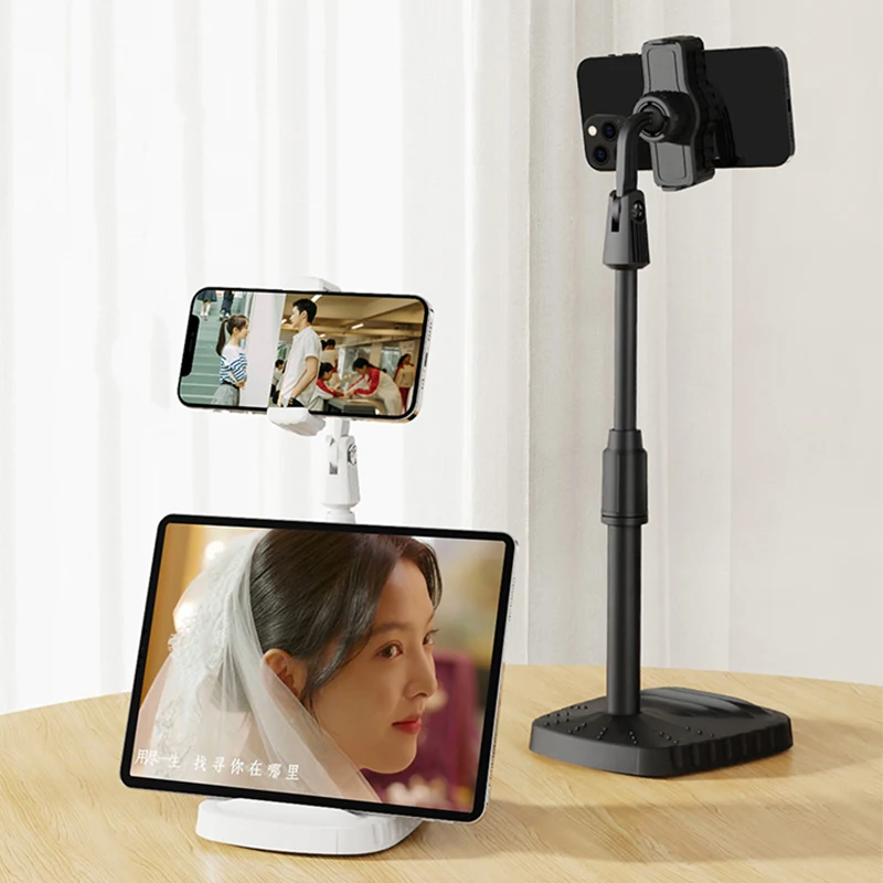 

Telescopic Mobile Phone Holder Adjustable Height Cat Paw Desktop Stand 360 Rotation Lazy Mount Bracket For iPhone iPad Laptop