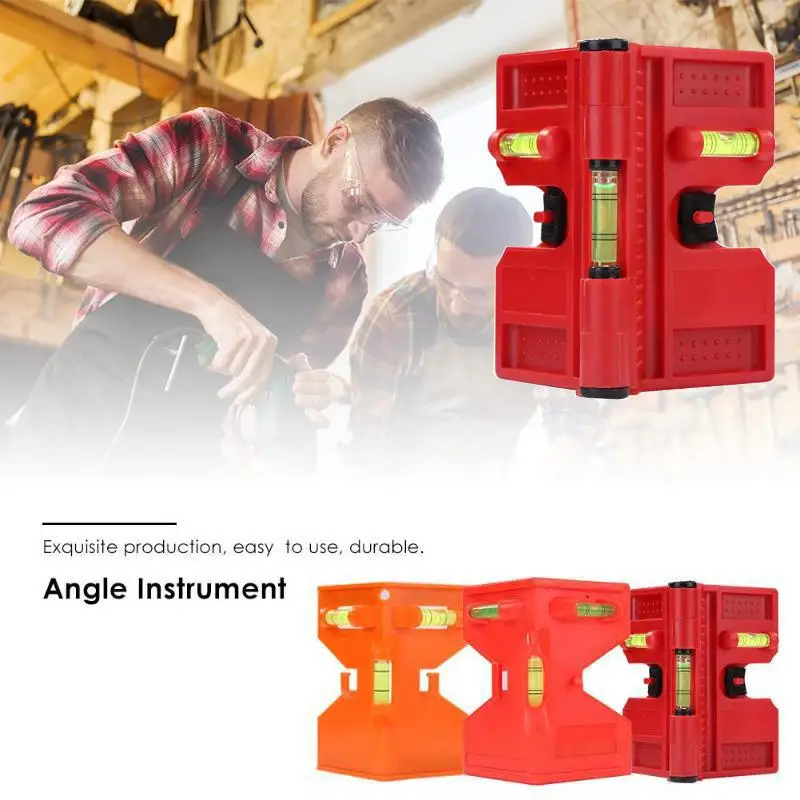 Портативный Регулируемый складной угловой измеритель уровня линейка из АБС с 3