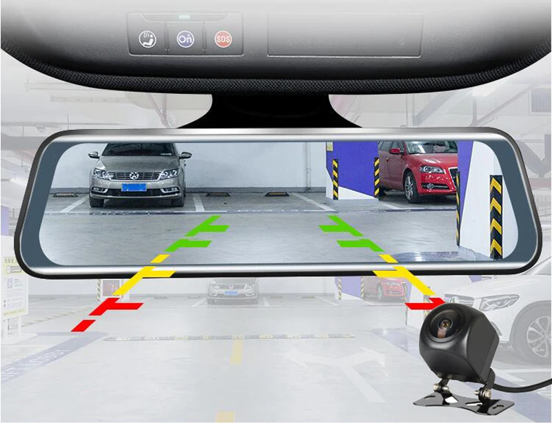 4G Android автомобильный видеорегистратор ADAS gps 10 ''поток зеркало заднего вида камера HD 1080P дистанционный монитор Dash Cam рекордер WiFi авто регистратор H68