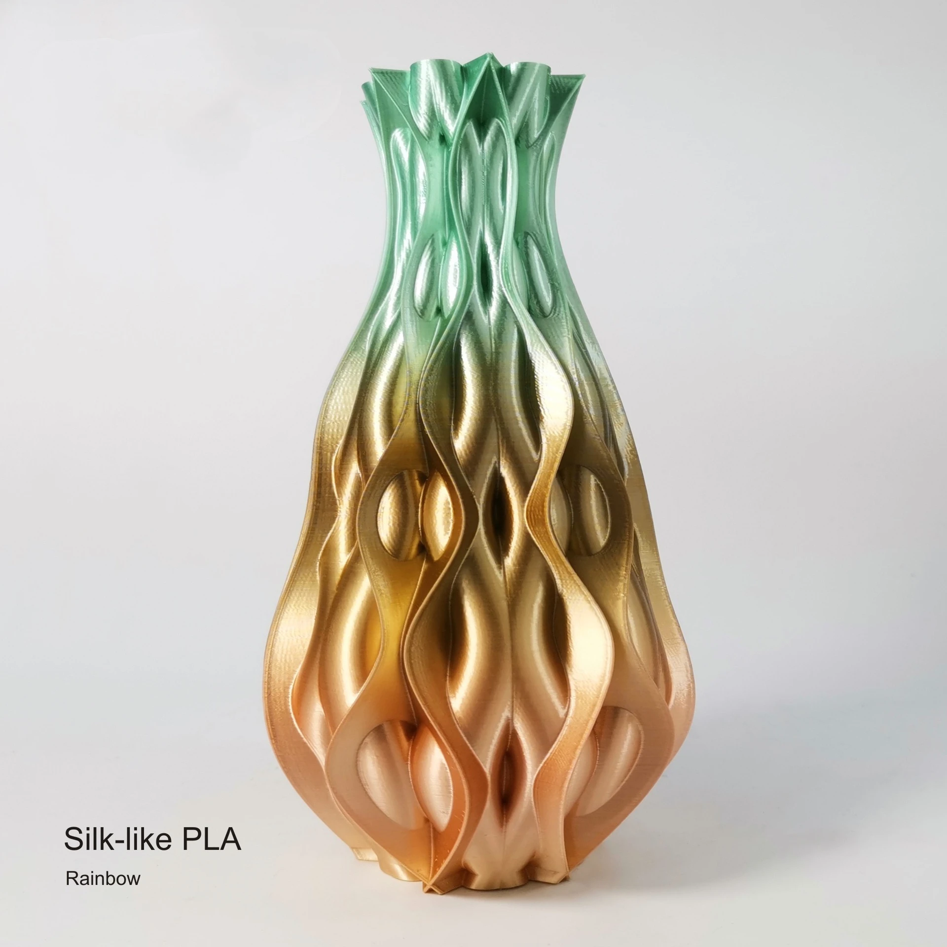 PLA Rainbow Silk like  3D Printer Filament 1.75mm 1kg Gradients A plate of multicolor Color mixing For Printing best sellers