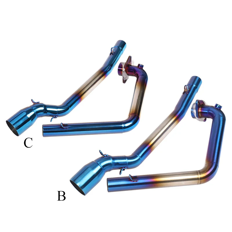 

GSX-R150 Motorcycle Exhaust Muffler Pipe Middle Link Connect Pipe Stainless Steel Exhaust Tube For Suzuki GSX R150 Moto Slip On