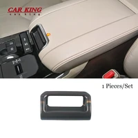 for toyota highlander 2020 2021 2022 abs wood grain car inner center armrest box switch cover trim lhd styling accessories 1pcs