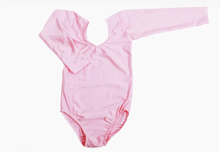 Гимнастическое трико с длинным рукавом Детские балетные для девочек