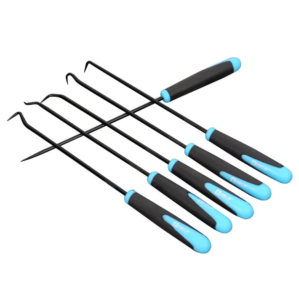 

6Pcs/Set O-ring Gasket Washer Puller Uncoupling Tool Oil Seals Hook Car Accessories 240mm Automobile Oil Seal Screwdrivers