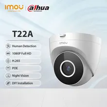 Dahua Imou IPC-T22A 1080P HD H.265 Eyeball PoE Camera Human Detection and Motion Detection Camera Easy to install