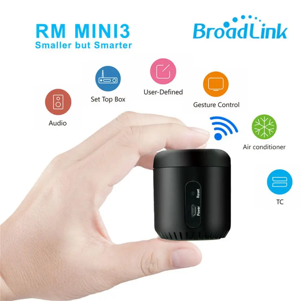 Broadlink оригинальный RM Mini3 WiFi + IR 4G умный пульт дистанционного управления RM4C Android iOS