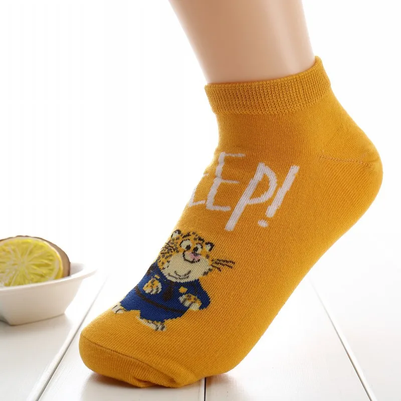 Носки женские в японском стиле 5 пар милые носки для студентов и девушек с низким