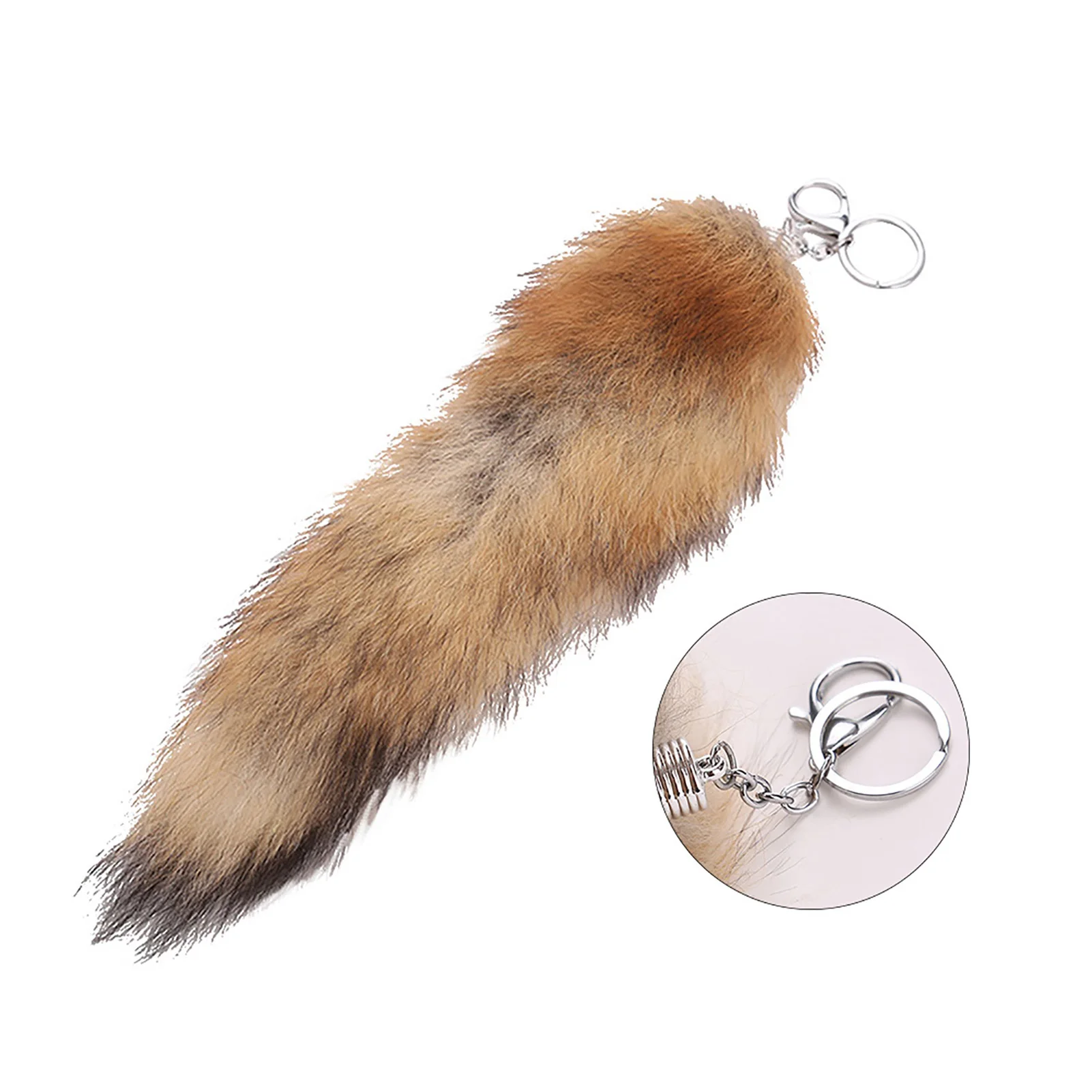 Большой женский брелок для ключей с помпонами и кисточкой | Украшения аксессуары