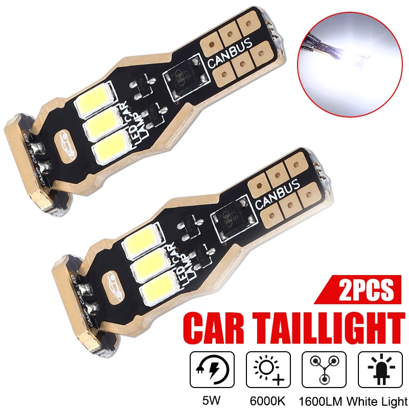 Прочный свет номерного знака 2 шт 3W Замена Ошибка бесплатно яркий белый DC12V