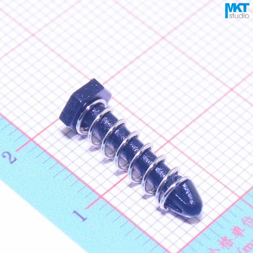 100 шт. 3*13 8 мм черные штифты с шестигранной пластиковой заклепкой компрессионными