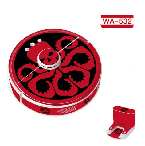 

Cute cartoon stickers for hot sale robot vacuum cleaner Roborock S50 S51 protective dustproof film paper cleaner accessories
