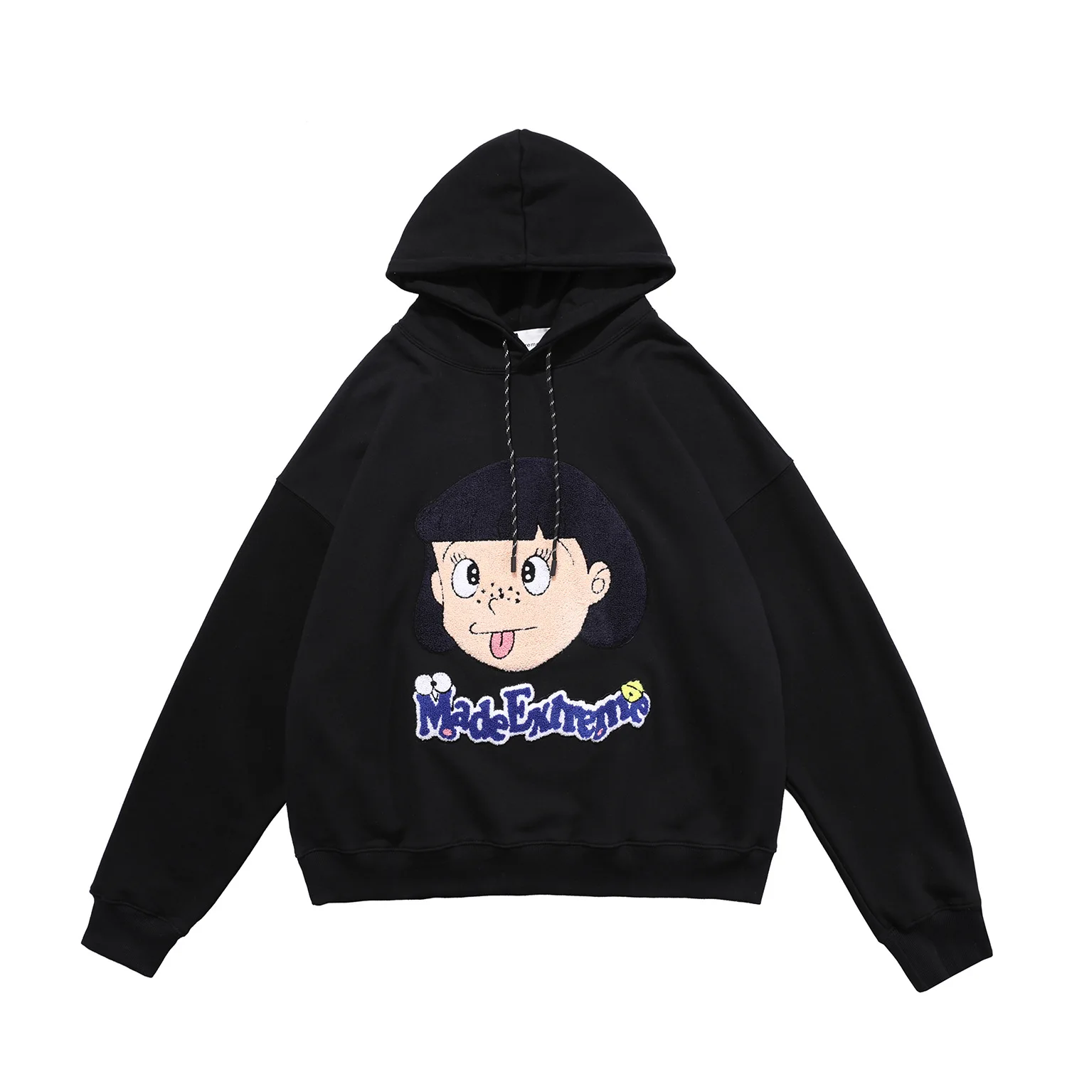 

Men Japanese Hoodies Sweatshirts Cotton Cartoon Girl Avatar Printied Hoodie Hip Hop Spring&autumn Couple Oversize Streetwear