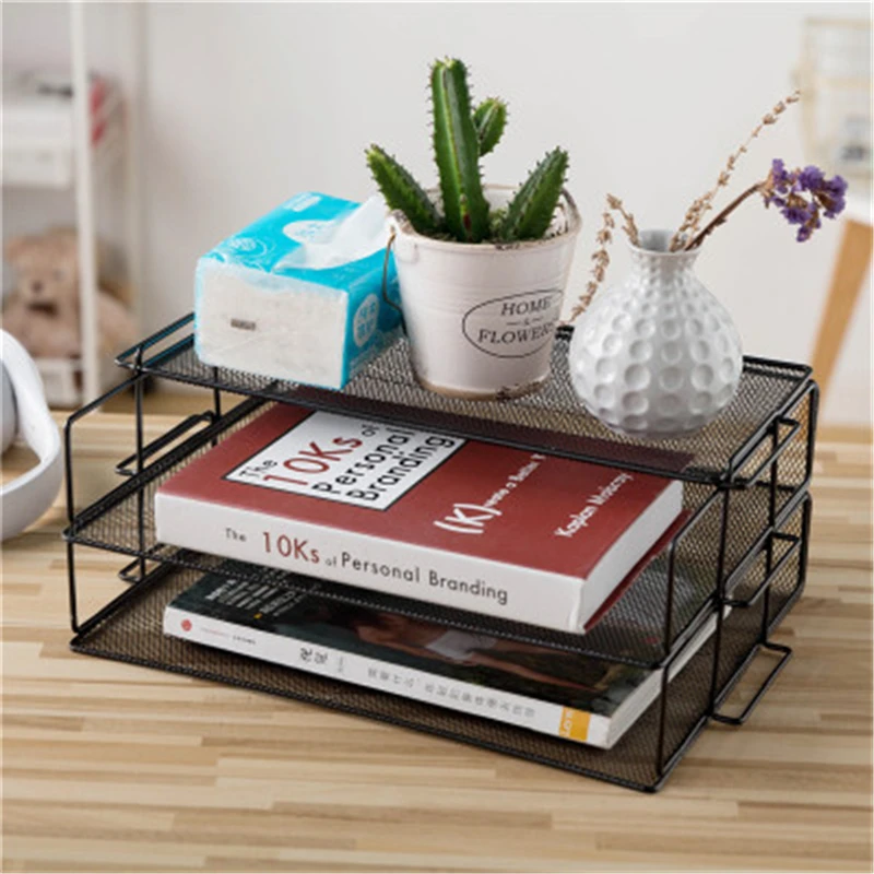 DIY многослойные металлические держатели для хранения дома многофункциональные