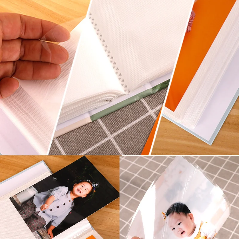 6 дюймов 100 карманы фотоальбом для хранения Скрапбукинг наклейка чехол с