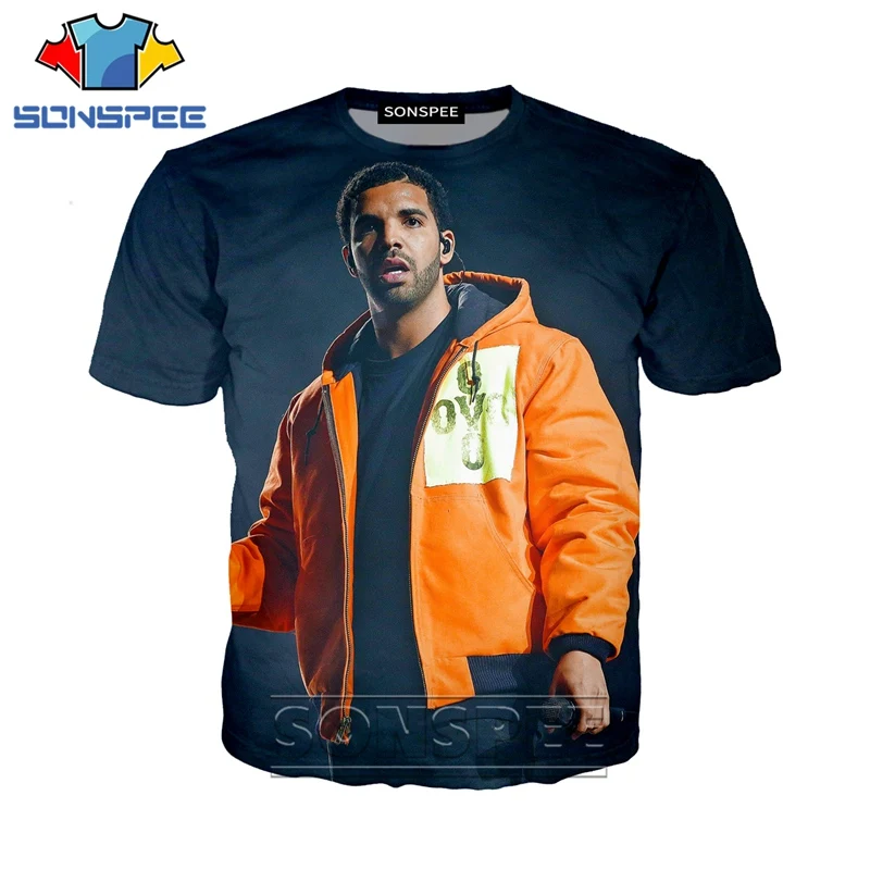 Аниме 3d печать футболка мужская хип-хоп Drake Женская модная футболка сексуальные Детские футболки с забавным принтом Забавные Рубашки homme футболка A245