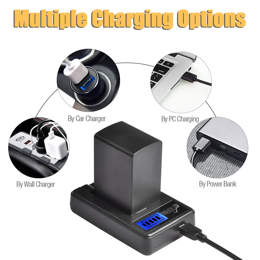 Аккумулятор и зарядное устройство для ЖК экрана 2 шт. Φ BP 828 BP828 Canon LEGRIA iVIS VIXIA GX10 XF400