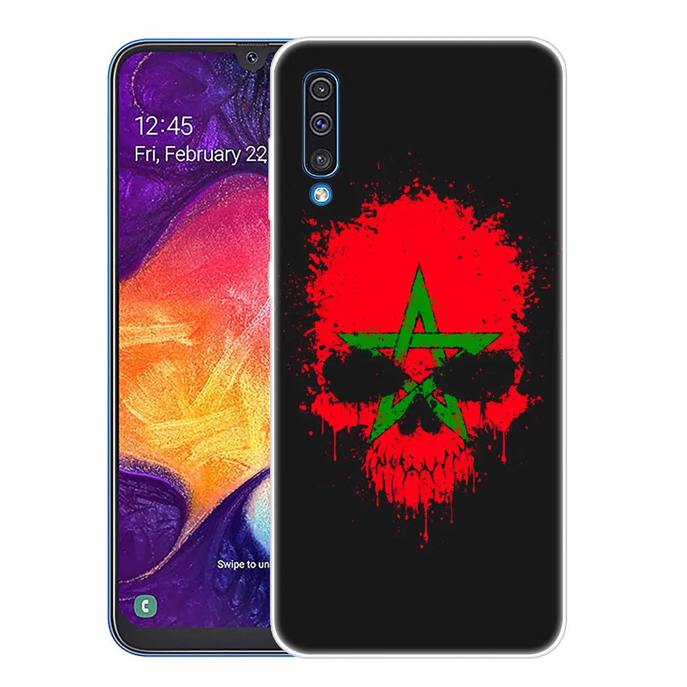 8 Lavaza с изображением флага Марокко футбол чехол для телефона чехол для samsung Galaxy A70 A60 A50 A40 A30 A20 A10 M10 M20 M30 M40 A20e крышка - Цвет: 8