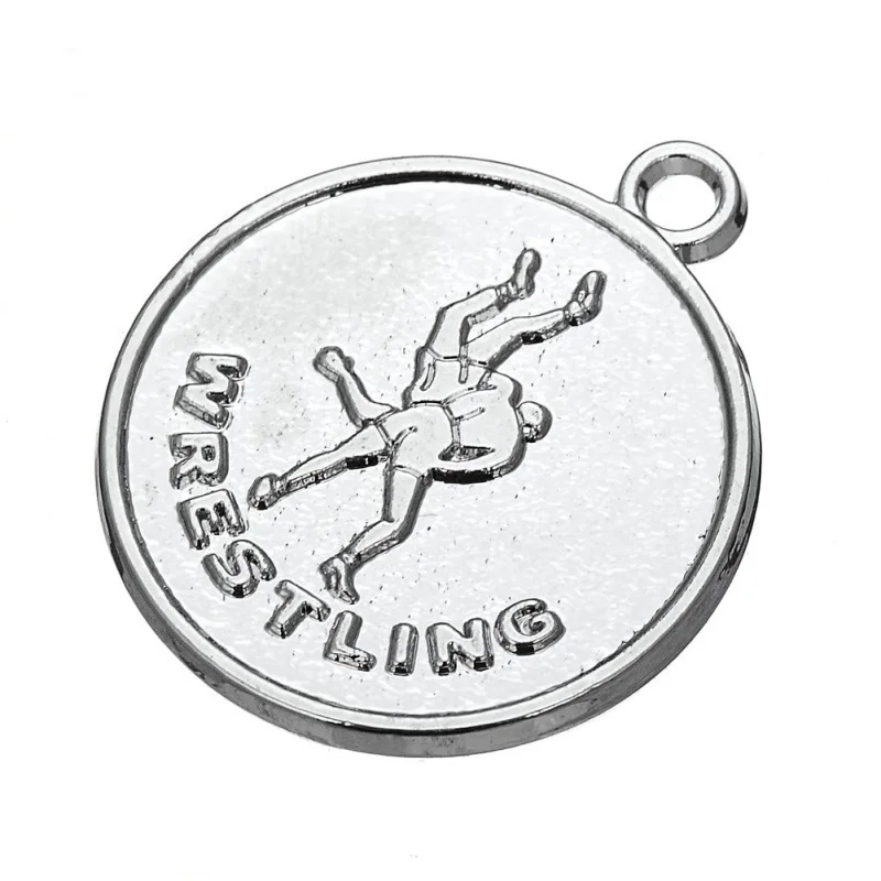 Древнее серебро круглая борьба Шарм DIY Аксессуары для браслета ожерелье