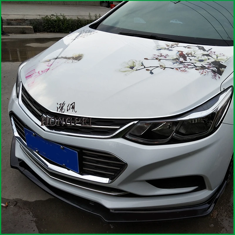 Для Chevrolet Cruze 2016 2017 передний бампер для губ Нижний Бампер рассеиватель защитная
