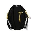 Толстовка с лентами и бирками, свитшот для мальчиков, Мужской Топ, повседневный спортивный пуловер в стиле хип-хоп, с надписью, белого и черного цвета