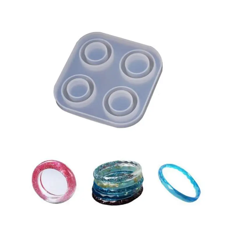 2 шт Силиконовые формы для колец DIY литья ювелирных изделий аксессуары рукоделия