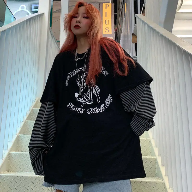 NiceMix Harajuku футболка уличная одежда в стиле хип хоп Осенние футболки Мужская и