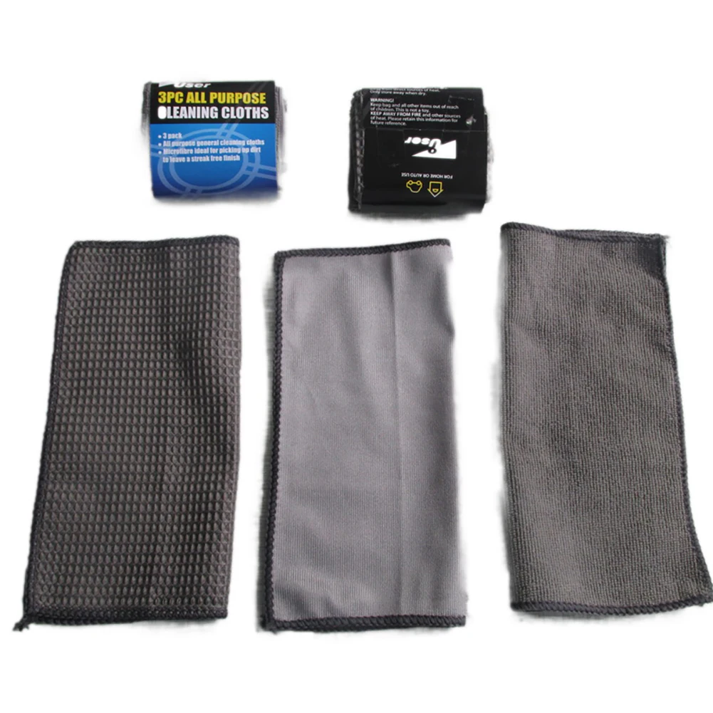 

9 Pcs Auto Care Car Wash Cleaning Kit Include 3* Microfiber Towels 3* Applicator Pads, Wash Sponge, Wash Glove, Wheel Brush