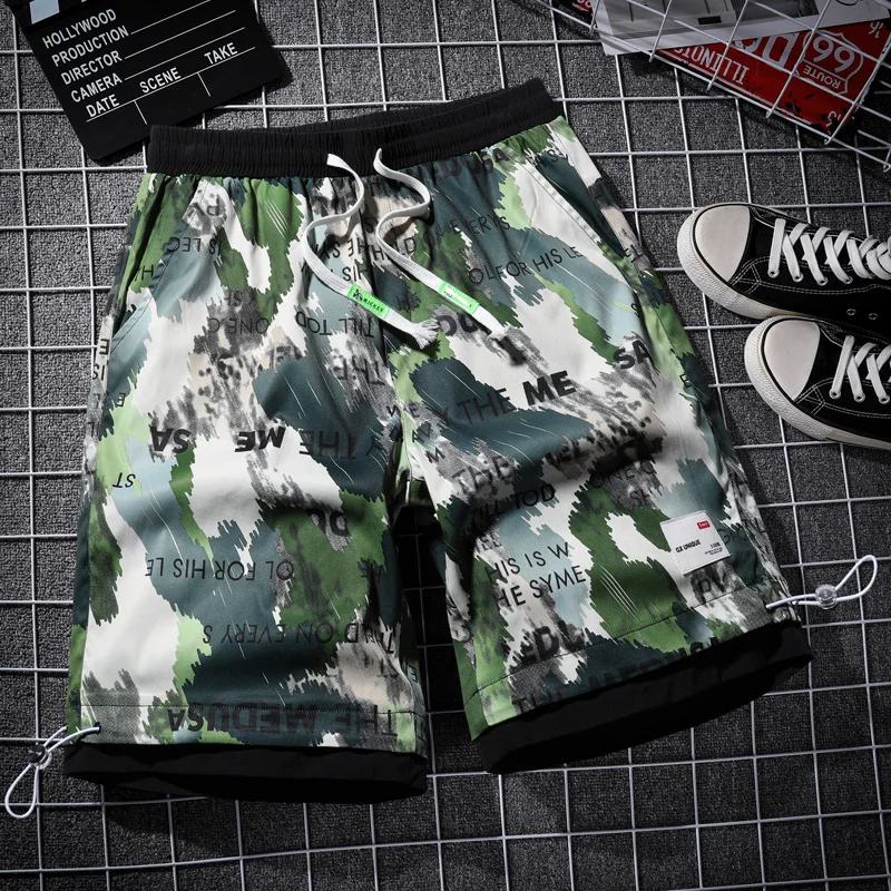 

Large Size 7XL 8XL Summer Shorts Men Camouflage Beach Board Shorts Casual Camo Gym Jogging Running Short Pants Bermuda Masculina