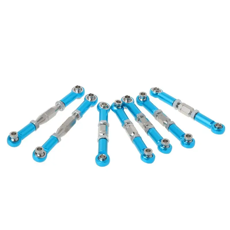 

9PCS Adjustable Metal Linkage Pull Rod Servo Link For WLtoys 12428 12423 1/12 Speed RC Car Feiyue FY-01/02/03/04/05 Upgrade