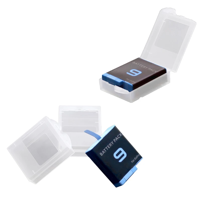 

pcs Battery Protective Storage boxes Compatible With GoPro- Hero 9 8 7 6 5 4 Session Eken Waterproof Camera Accessories