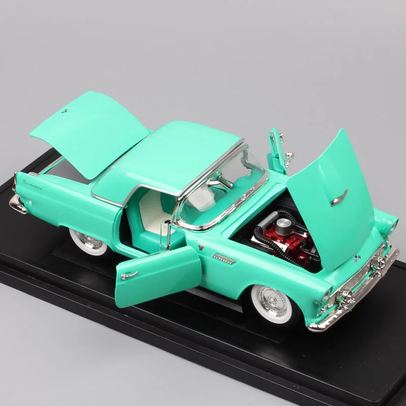 Классические большие 1/18 Форд Thunderbird 1955 Хардтоп T-Bird Литые и игрушечные автомобили